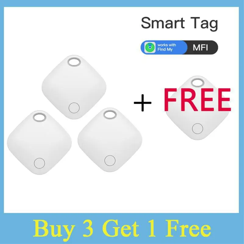 

Bluetooth Smart Air Tag Mini Smart Tracker Built-in Buzzer Child Finder Pet Car Anti-lost Locator For Apple IOS System Find My