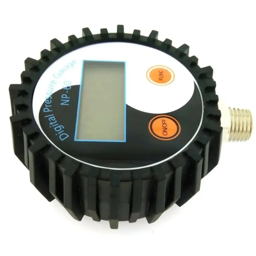 

NP60 Digital Vacuum Pressure Gauge Pressure Gauge Hydraulic Air Compression Gauge Pressure Barometer Without Battery(1.4MPA)