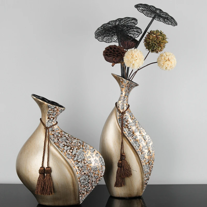 

High-grade household creative small mouth Zhaocai ceramic vase decoration home decoration living room wine cabinet decoration