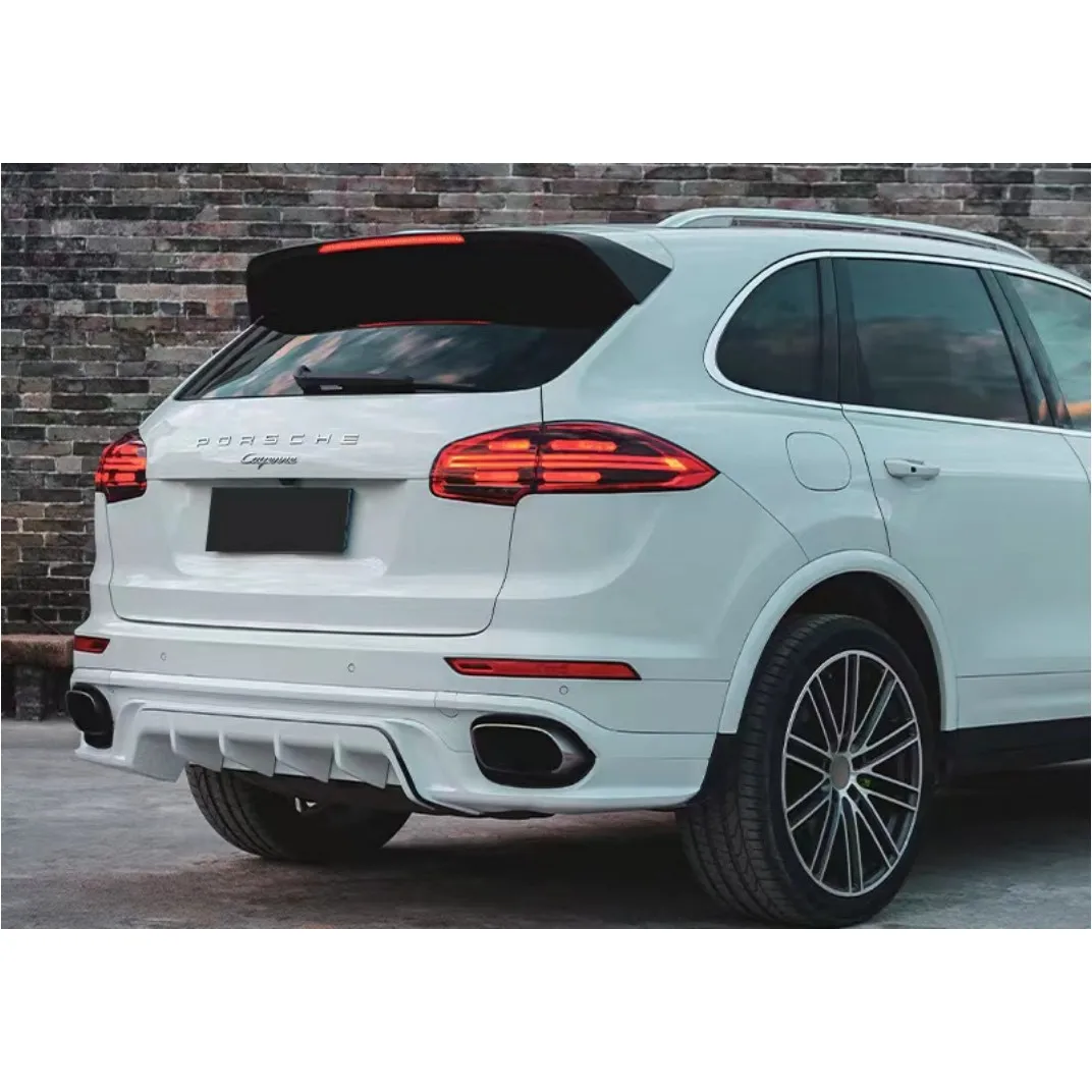 Передняя губа и задний диффузор для Porsche Cayenne 958 2-9Y0 TKT 2010-2013