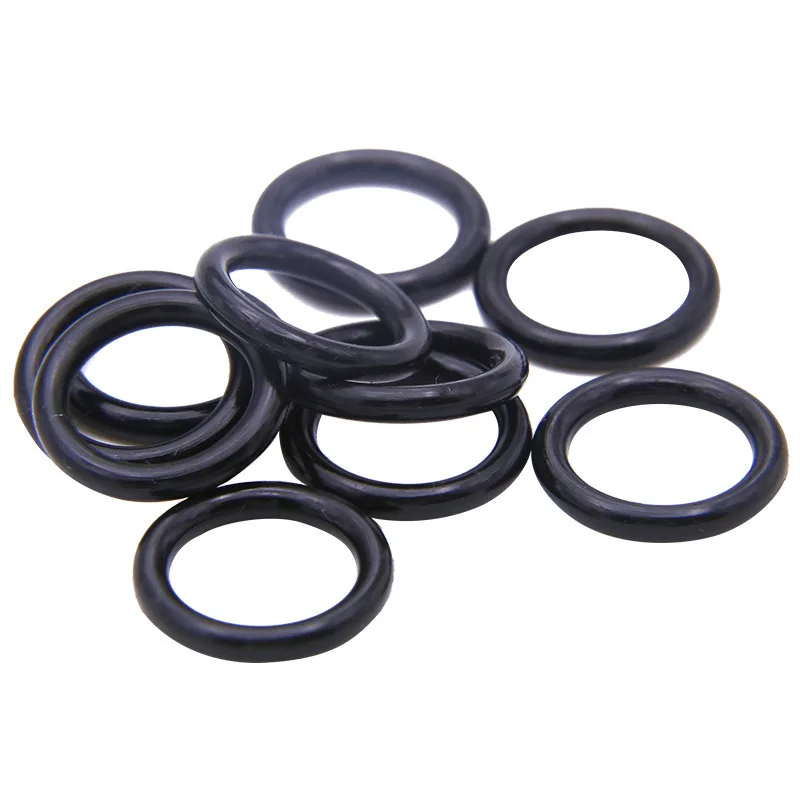 Черное уплотнительное кольцо FFKM ID5.1-14 мм CS 1 мм FFKM автомобильные гайки круглого типа, антикоррозийные маслостойкие уплотнительные прокладки для труб, 10 шт.