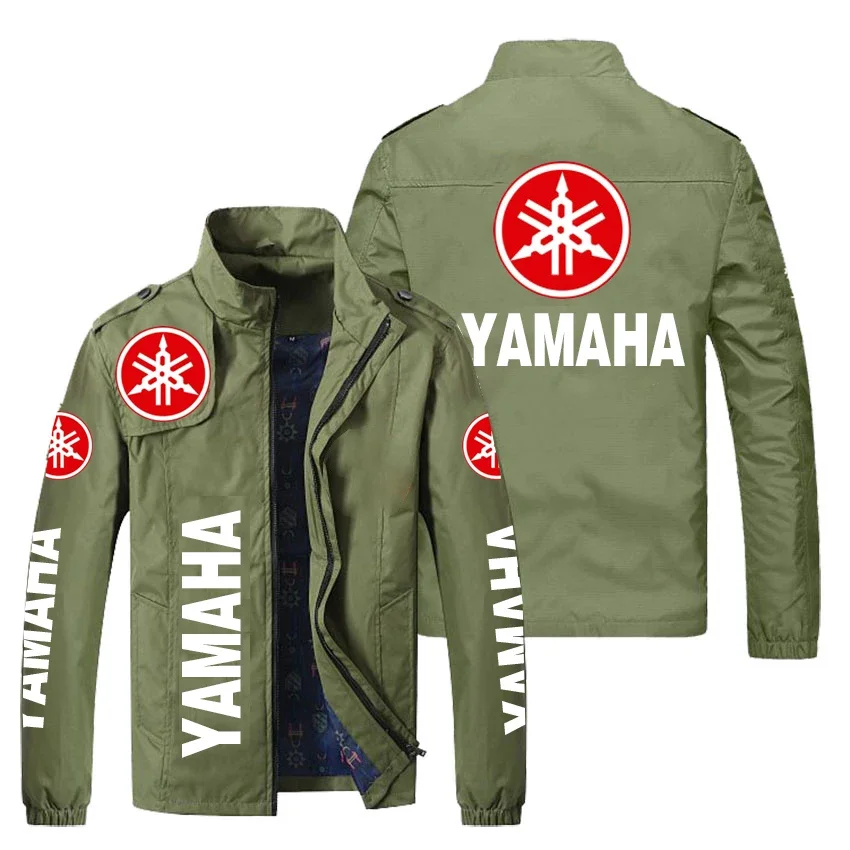 Мужская мотоциклетная куртка YAMAHA уличная спортивная байкерская на молнии