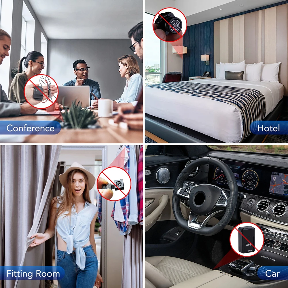 Антишпионское Устройство Беспроводной Детектор Сигналов Трекер Скрытой Камеры