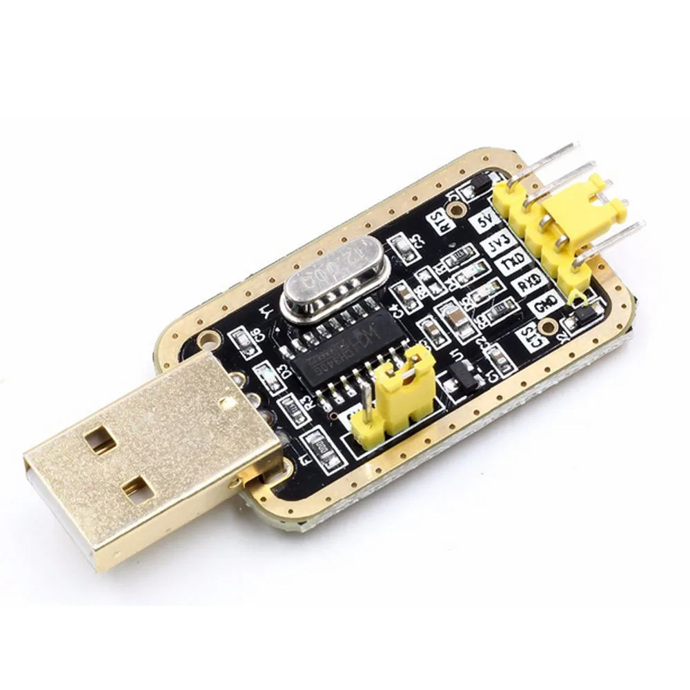 

CH340G CH340 RS232 to TTL Module Upgrade USB to Serial Port Module Replace PL2303 In Nine Brush Small Plates With Jumper