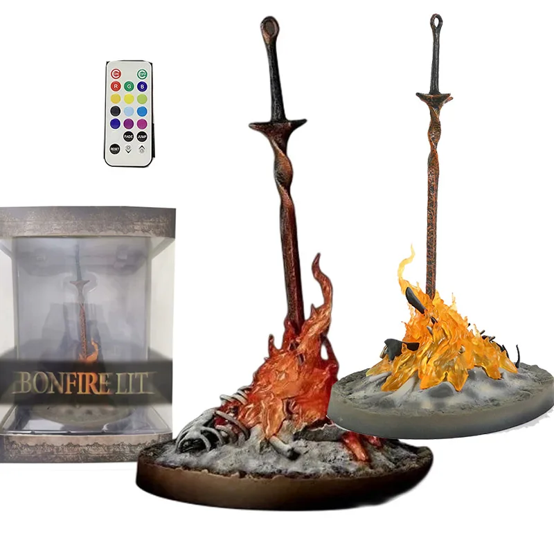 Экшн-Фигурка Темные души огненный меч светящийся подсветка тростник мерцающий