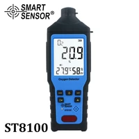 smart sensor st8100 oxygen detector portable industrial air oxygen concentration o2 tester alarm