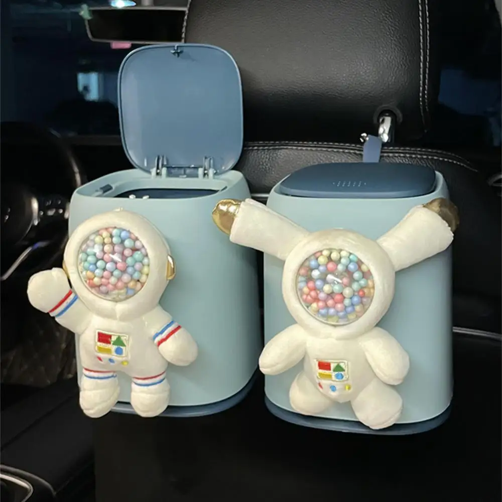 

Практичный автомобильный контейнер для мусора с силиконовой ручкой, портативный автомобильный контейнер для мусора, универсальные автомо...