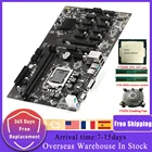 Набор материнской платы B250 для майнинга, ЦП LGA 1151 DDR4 Kit 12 PCI Express x16, графическая видеокарта, кулер для охлаждения графического процессора, установка для майнинга биткоинов
