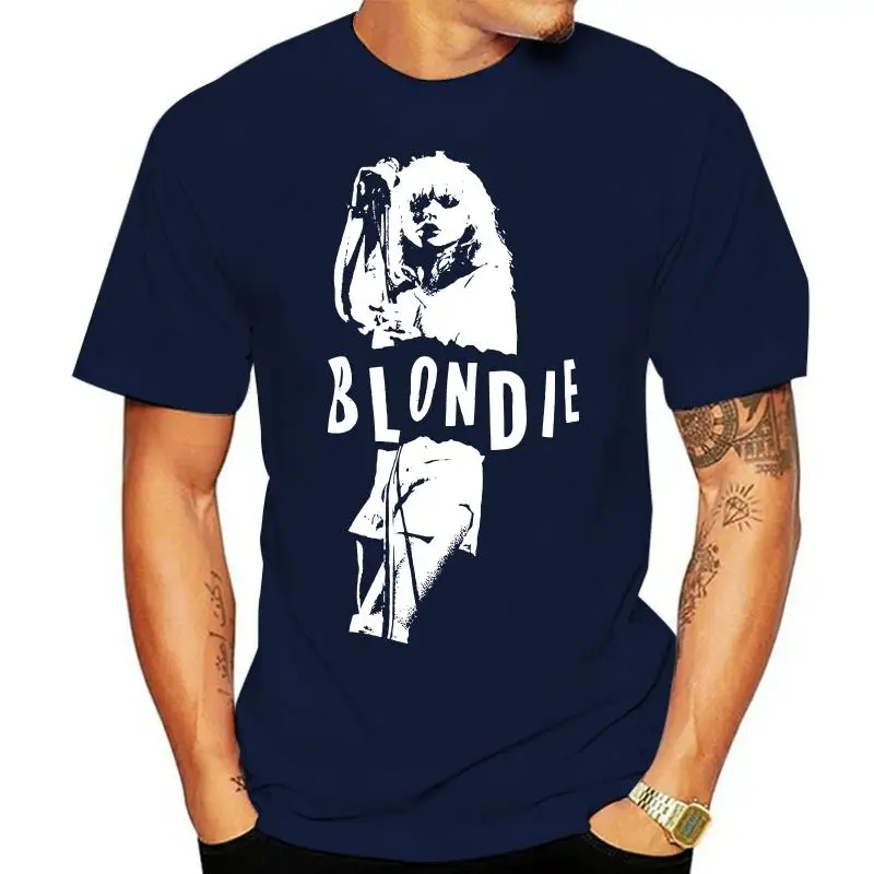 Blondie Ladies - Рок Футболка Серый
