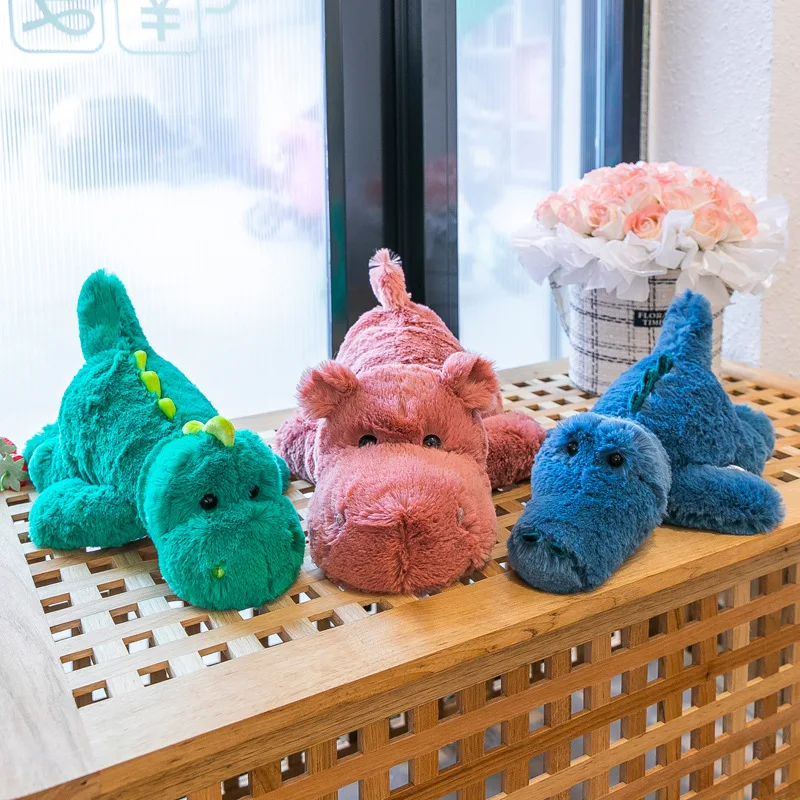 

Динозавр плюшевые игрушки мультфильм крокодил детская комната Куклы спальня гостиная вечерние мебель декорацион детский подарок на день рождения