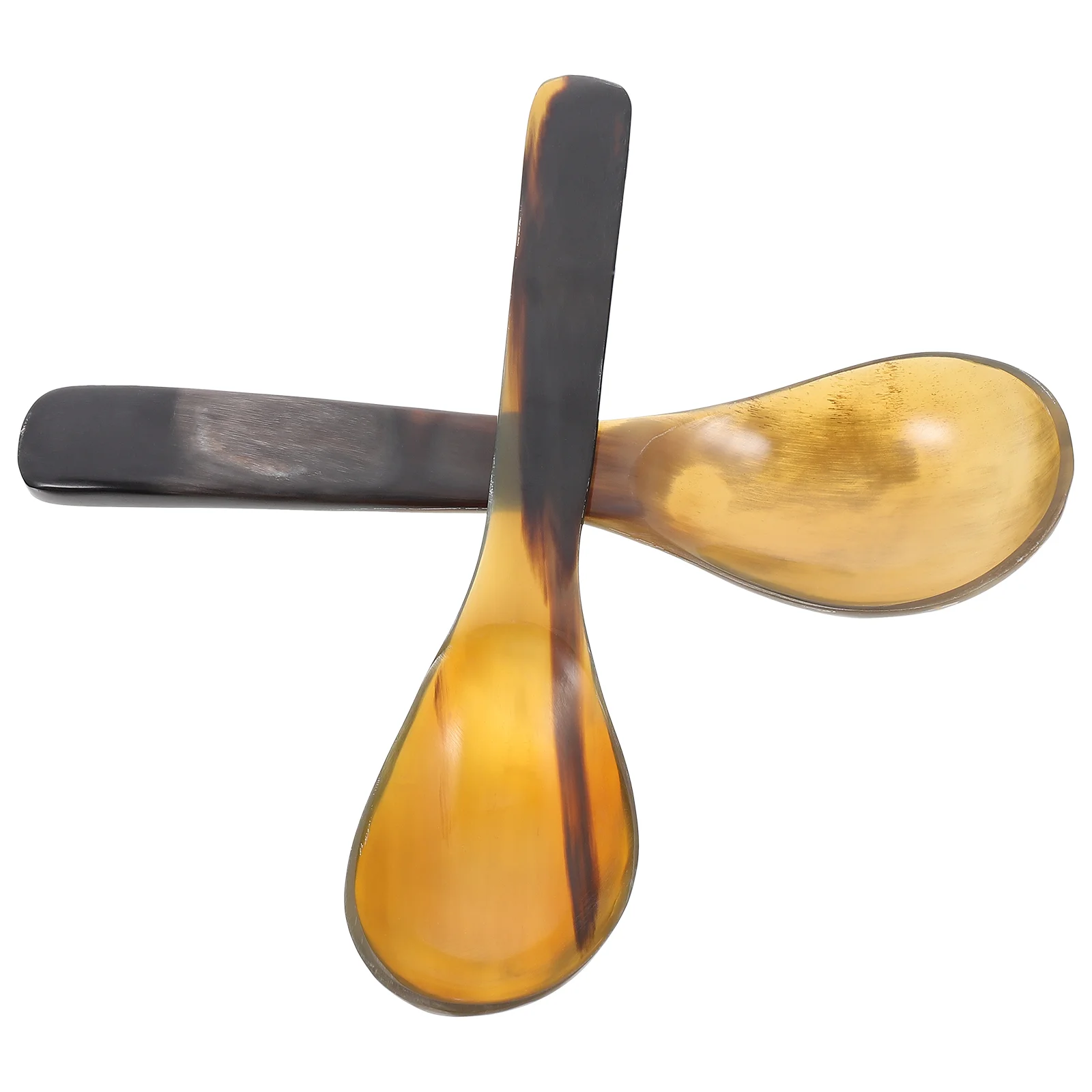 

Spoon Spoons Horn Kitchen Scoops Soup Rice Coffee Scoop Serving Ox Gadget Espresso Caviar Cakeegg Ice Shell Cream Mixing