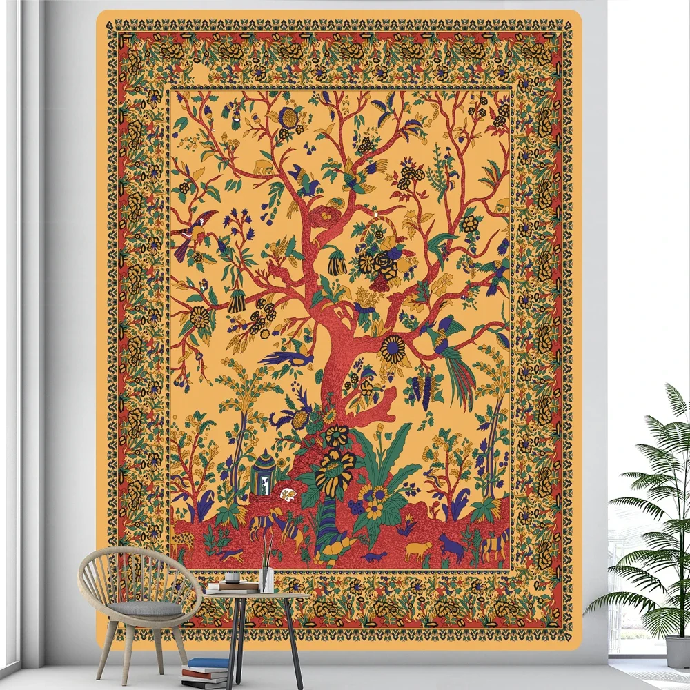 Таро психоделическая сцена домашний декор гобелен Хиппи Мандала настенный