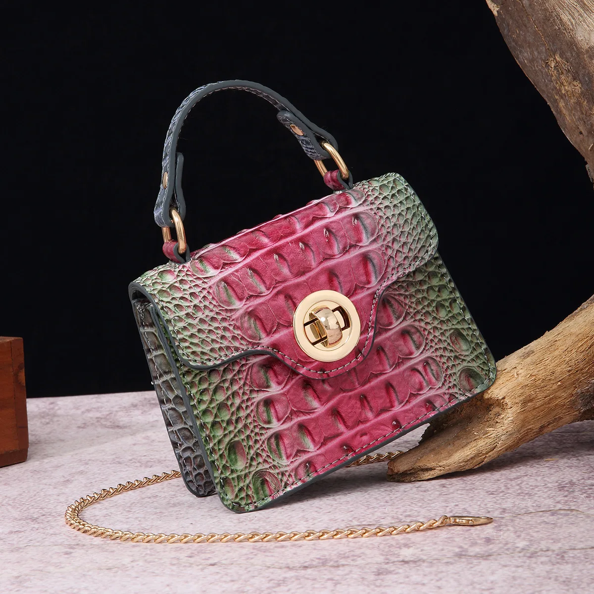 Новинка лета 2023 корейская мода портативная маленькая квадратная сумка с ярким