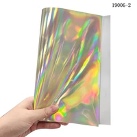 xht 19006 wholesale holographic silver and tpu film for hand bag shoes and texitle labels