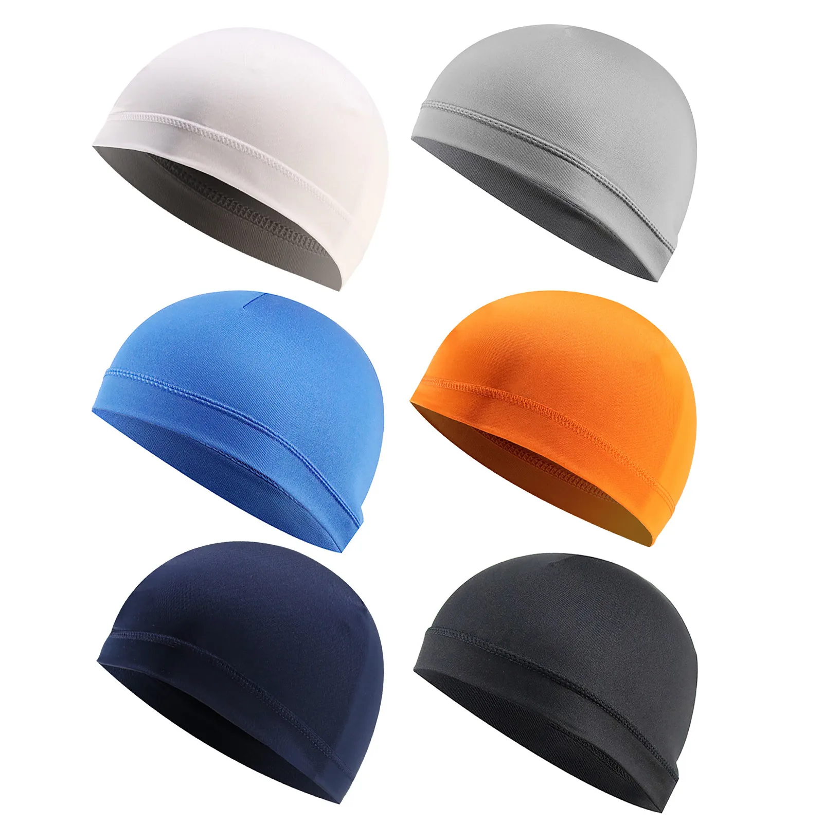 

6pcs Motorcycle Helmet Inner Cap Quick Dry Breathable Hat Racing Cap Under Helmet Beanie Cap Motocross Motor Helmet Hat Helmets