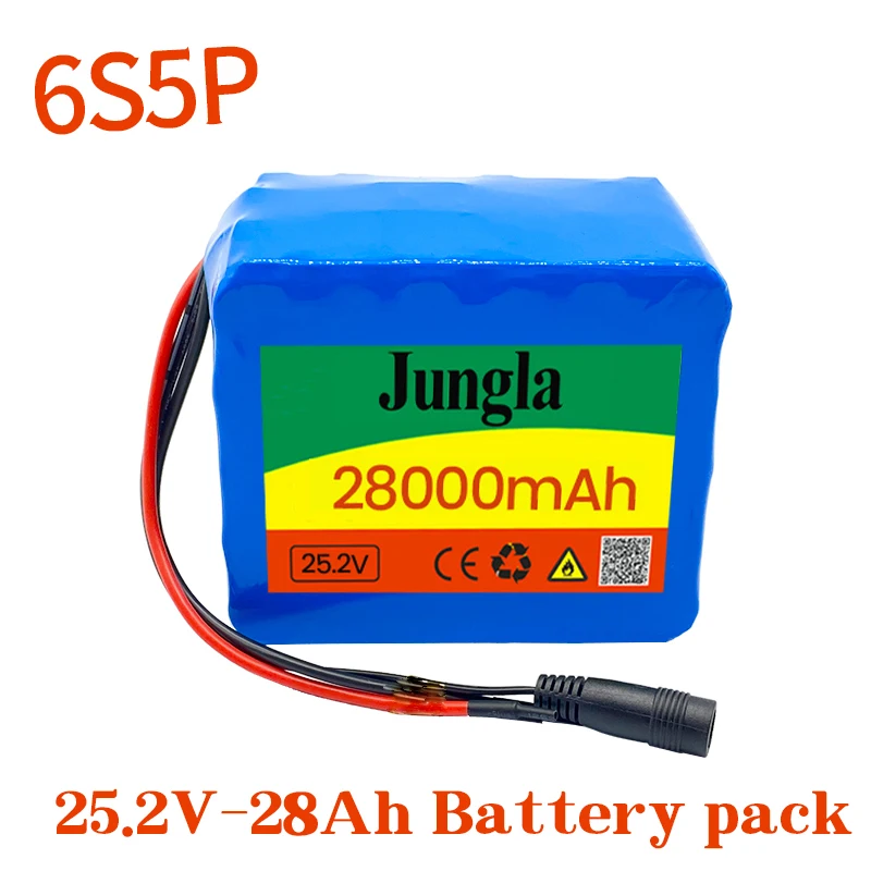 

Super 24V 28ah 6s5p 18650 комплект литий-ионный батарей 25,2 v 28000mah Электрический велосипед мопед/Электрический/фотоэлектрический