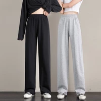 womens pants female streetwear joggers oversize high waisted korean style fashion wide leg harajuku new sweatpants baggy 2021