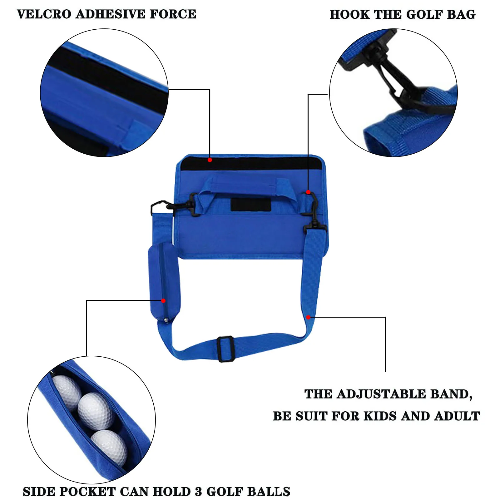 Легкая сумка-переноска для гольф-клуба легкая сумка мини-гольфа тренировок по