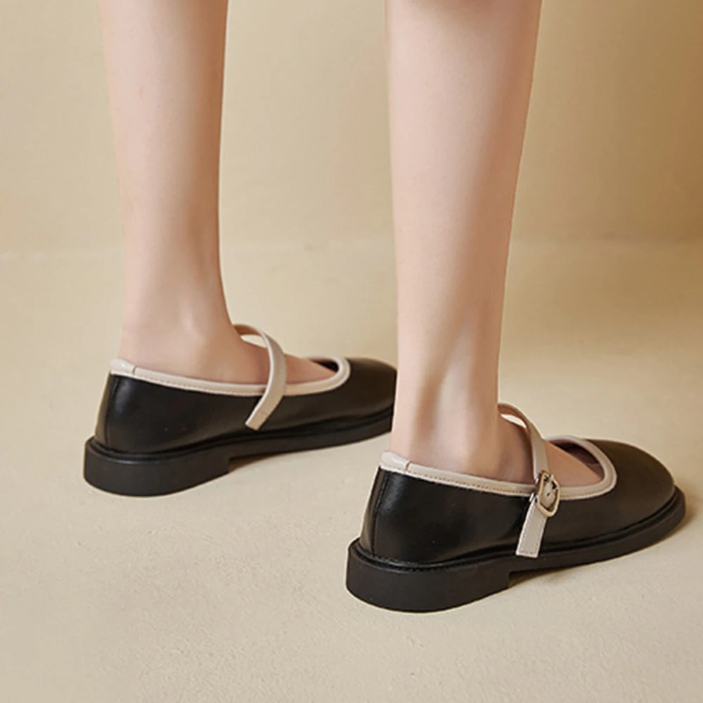 2022 Flat Loafers Black Cowhide Women Shoes Driving Shoes Pregnant Women Shoes White Brown Summer Shoes Woman