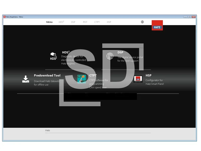 Диагностический комплект HATZ (CANFOX)