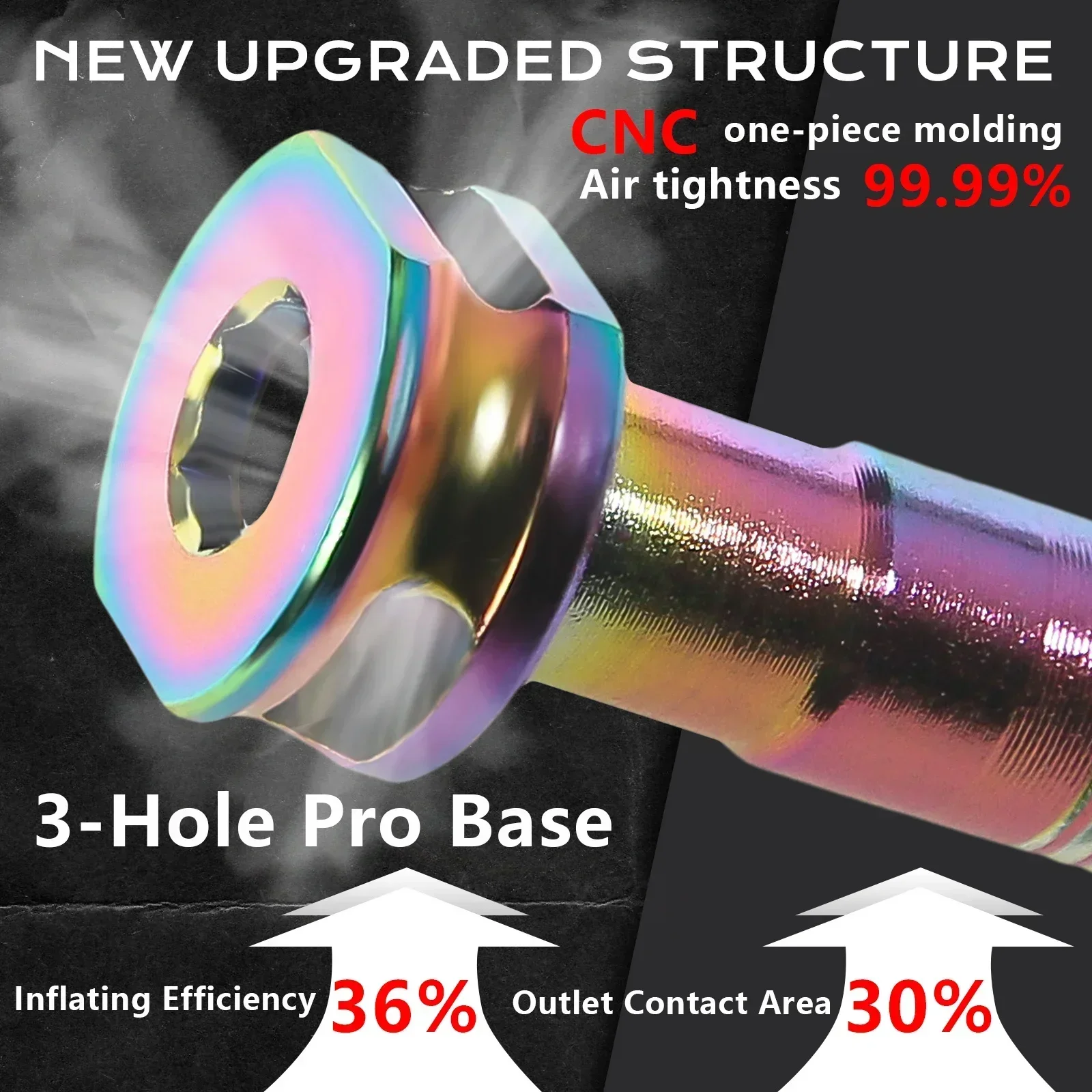 BUCKLOS велосипедный клапан бескамерный 40 мм шток Presta дорожный MTB велосипед 60