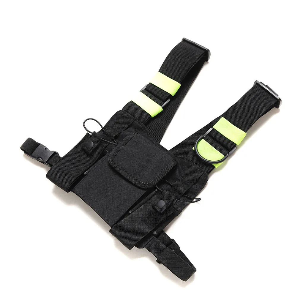 

Walkie Talkie Chest Bag Universal Adjustable Vest Harness Pack Pouch