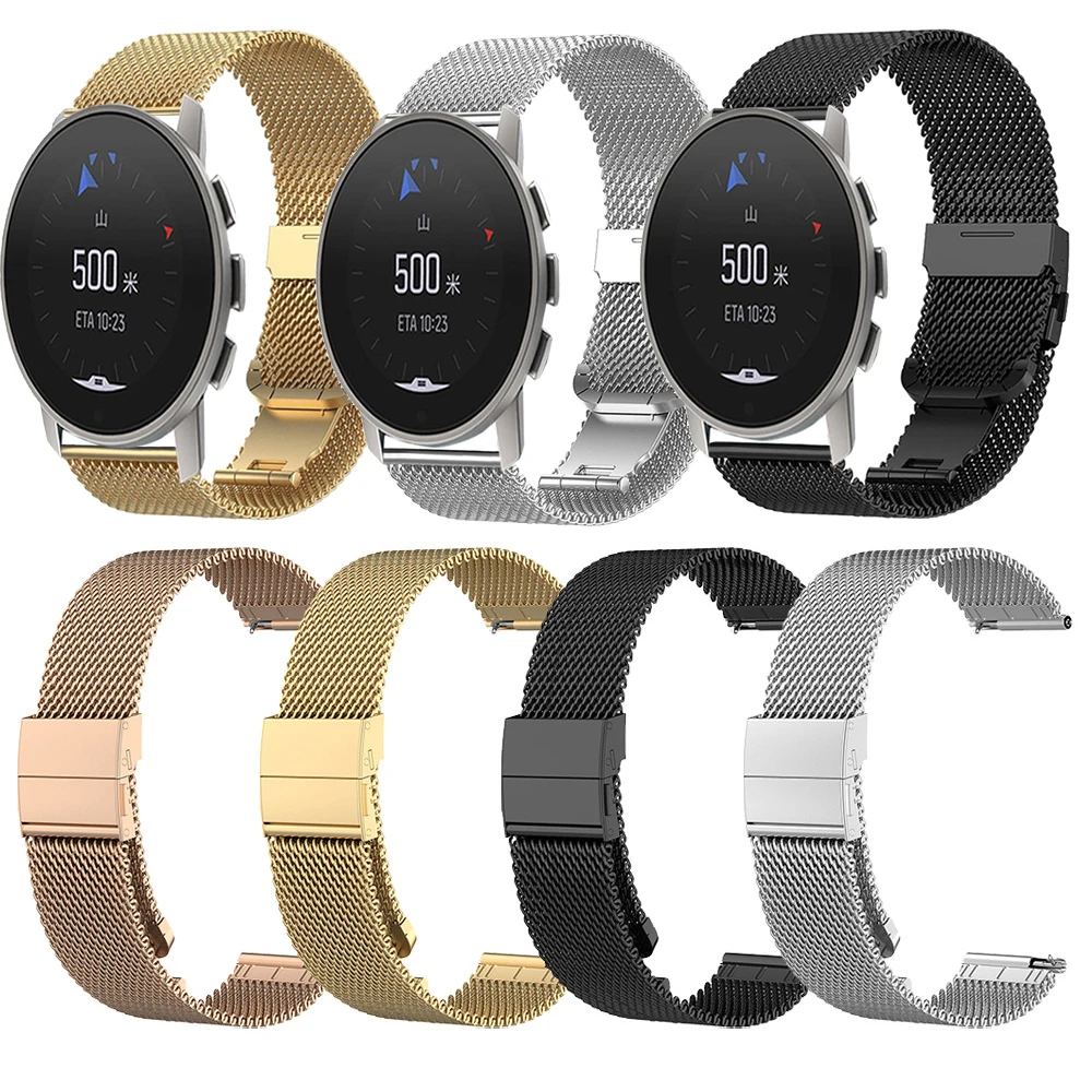 

Браслет из нержавеющей стали для SUUNTO 9 PEAK/SUUNTO3, Wirstand для SUUNTO 3, простой в установке, 22 мм 20 мм