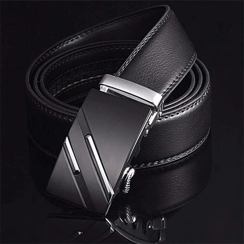 [LFMB]Famous Brand Belt Men Top Quality enuine Luxury Leater Belts for Men,Strap Male Metal Automatic Buckle