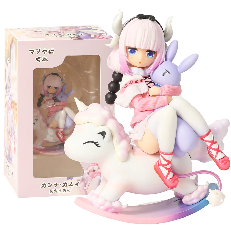 

Figurine Miss Kobayashi's Dragon Maid Kanna Rocking Horse Version Model Figure PVC Toy For Collectible
