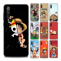 one piece cute cartoon luffy ace zoro phone case for xiaomi mi 9 9t se mi 10t 10s mia2 lite cc9 note 10 pro 5g soft silicone