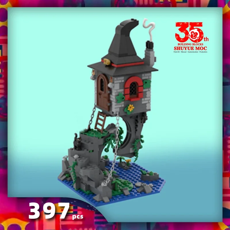 Symoc Ideas Сказки Yaga House Witch MOC Набор строительных блоков Игрушки для детей Подарки 397