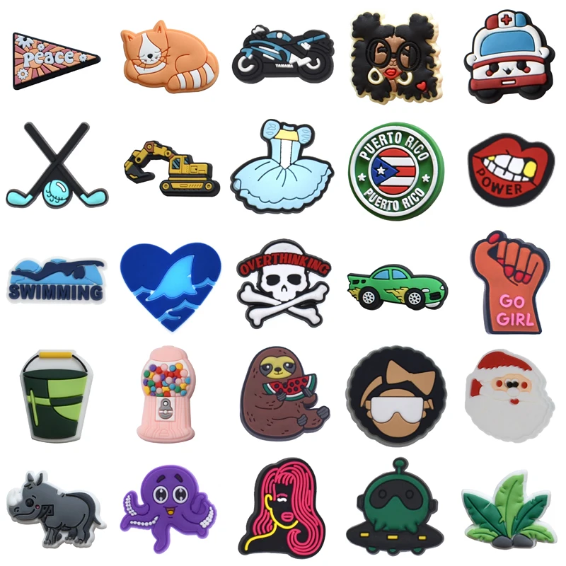 

Wholesale Bulk Shoe Charms Kids Men Women Charm Set Jeans Para Pins Gifts Decorations for Crocs Shoes Accessories Girl Packs Boy