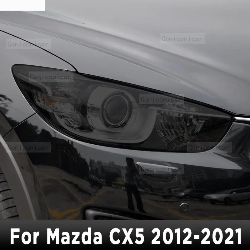 

For Mazda CX5 2012-2021 Car Exterior Headlight Anti-scratch Front Lamp Tint TPU Protective Film Cover Repair Accessories Sticker