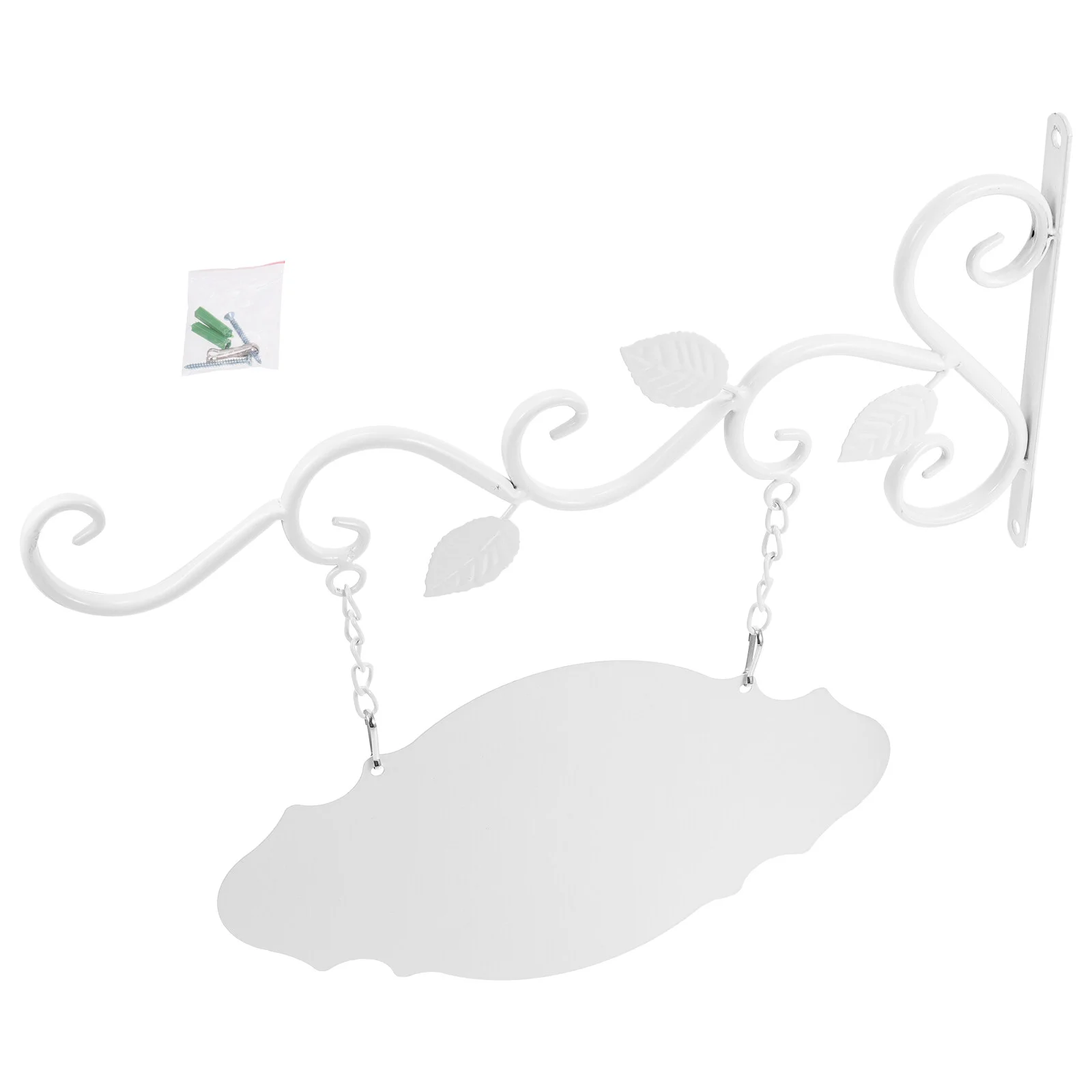 

The Office Decor Feeder School Class Hook Sign Addresses Support Wall-mounted Flowerpot Hanger Iron Adornment