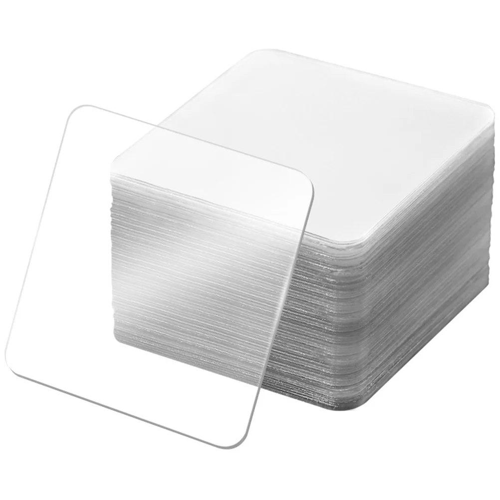 

100pcs Household Wall Sticky Wall Mounting Tape Double Sided Adhesive Tapes Transparent Adhesive Tapes Double Sided Tape