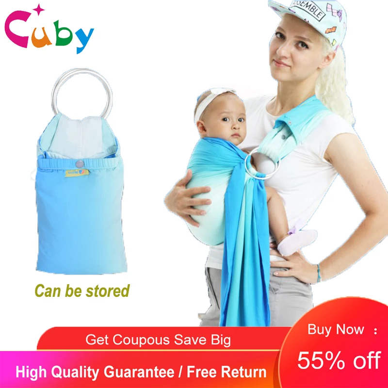 CUBY Sling for newborns baby carrier wrap man baby sling backpack carrier ergonomic fashion summer breathable  baby wrap carrier