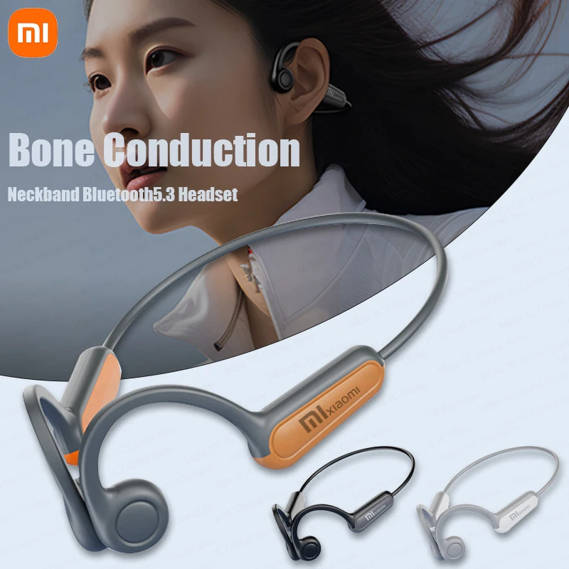 Беспроводные наушники XIAOMI с шейным ремешком Bluetooth TWS костной проводимостью