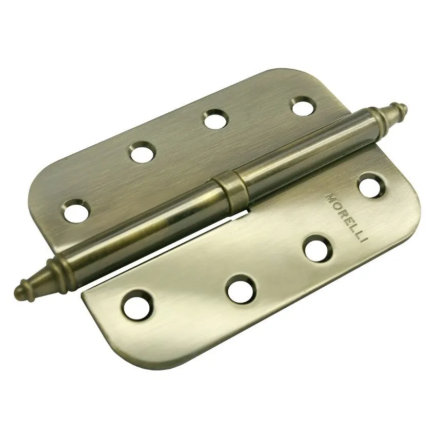 Стальные петли MORELLI (Морелли) MS-C 100X70X2.5 AB L (левые) цвет-Бронза (2шт.)