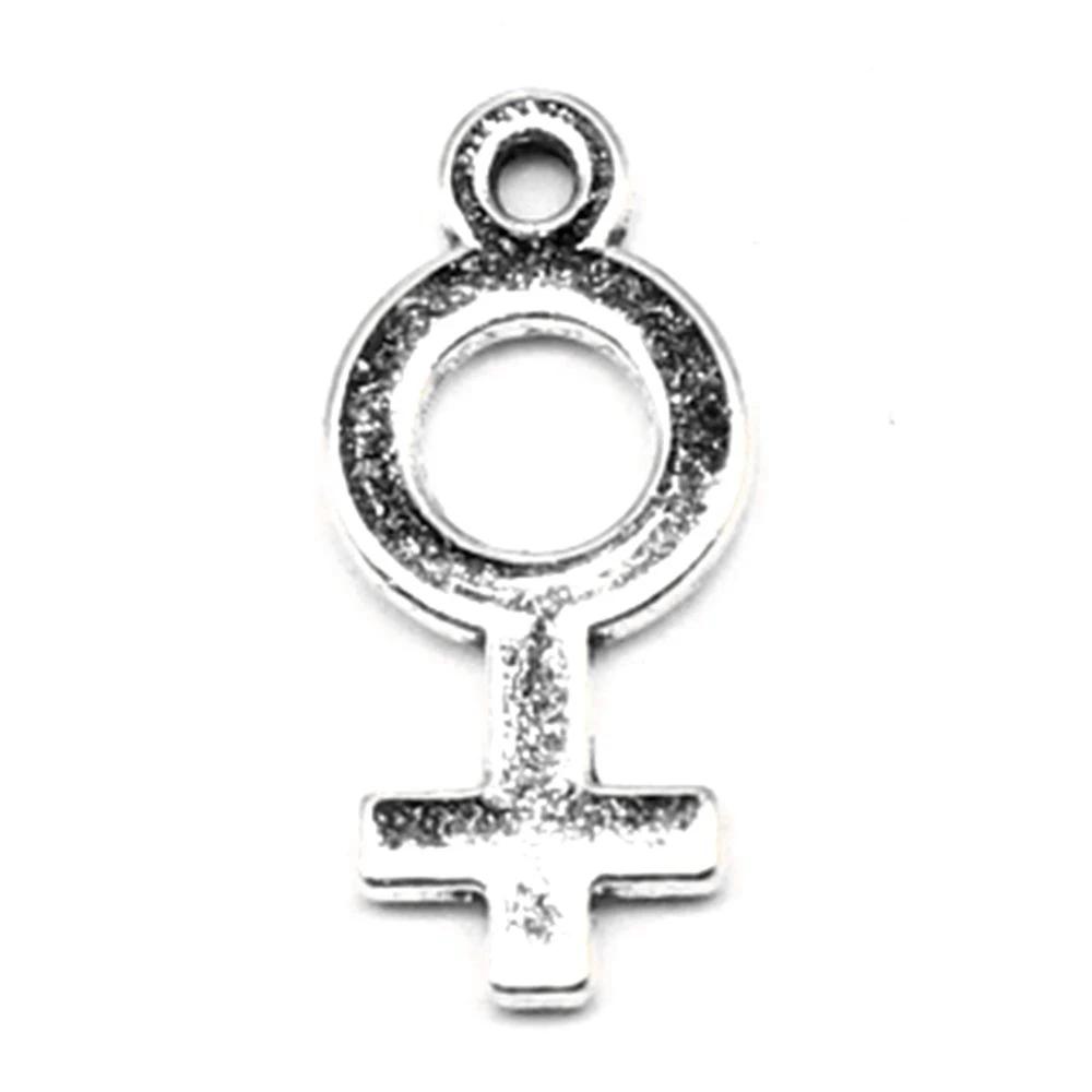 

Female Symbols Charm For Making Jewelry Diy Finding 120pcs 8x18mm