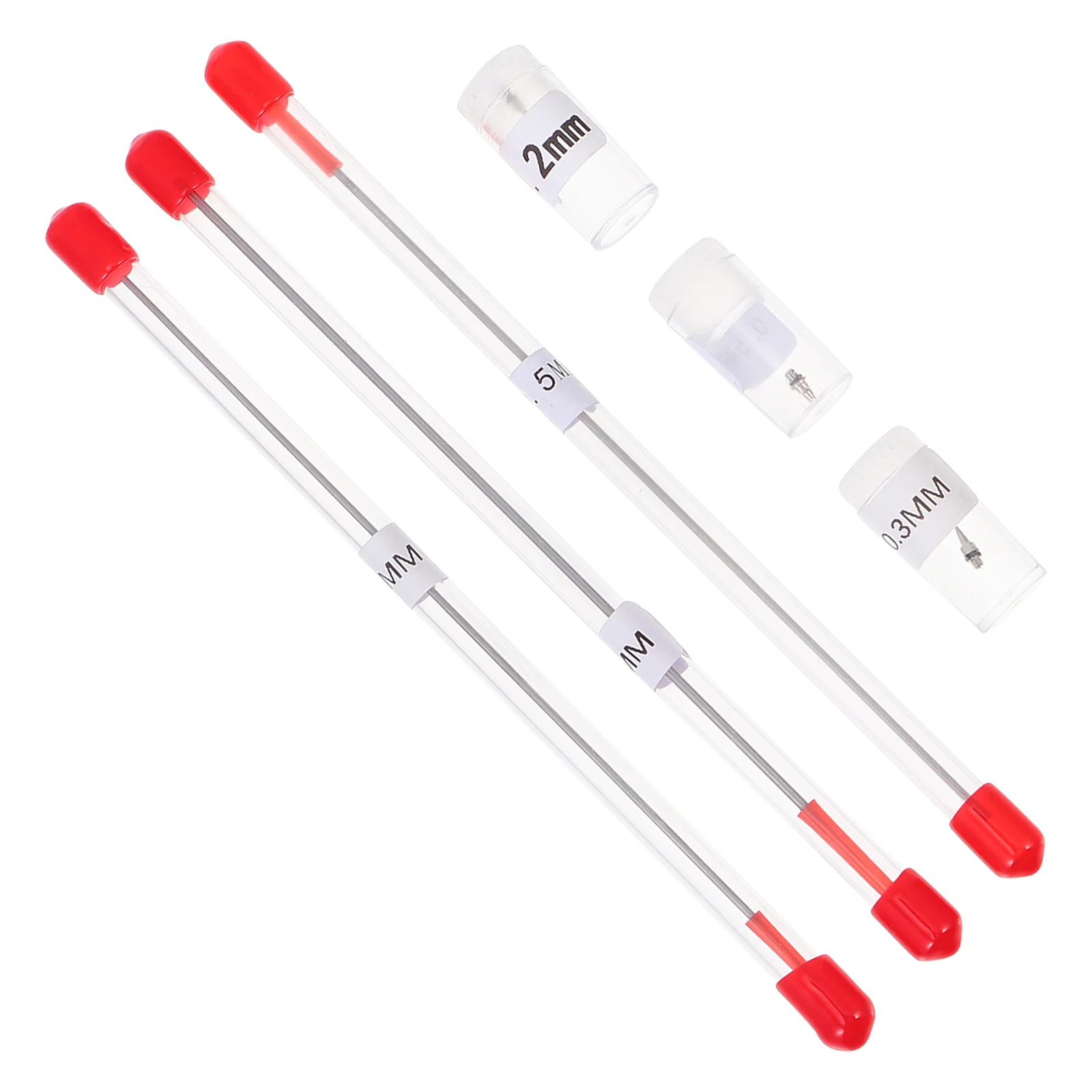 

Airbrush Needle Nozzle Replacement Sprayer Spray Partsaccessories Cap 5Mm Set Tipsair 3Mm Brushpart Kit