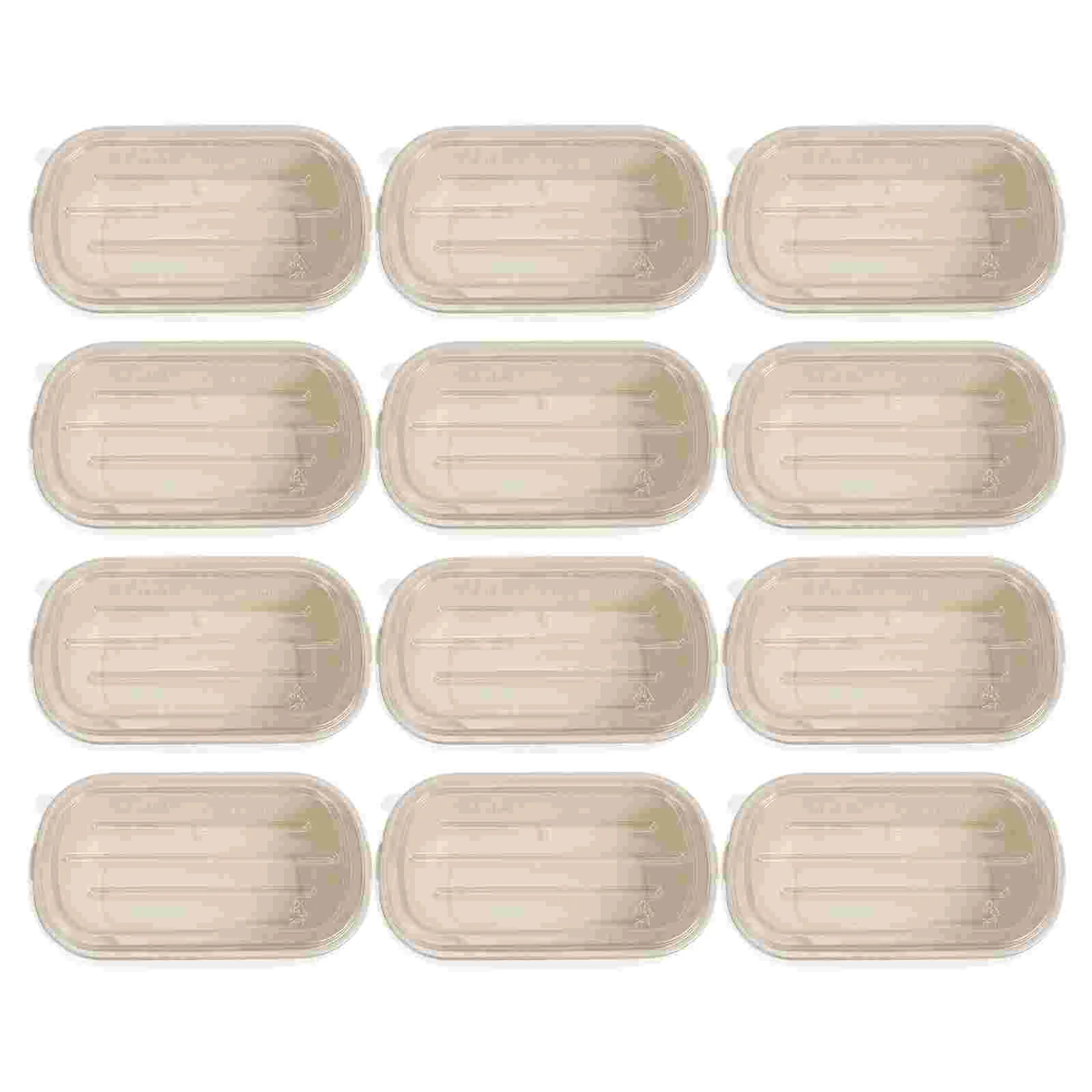 

50Pcs Disposable Food Container Salad Packaging Boxes Degradable Lunch Holder