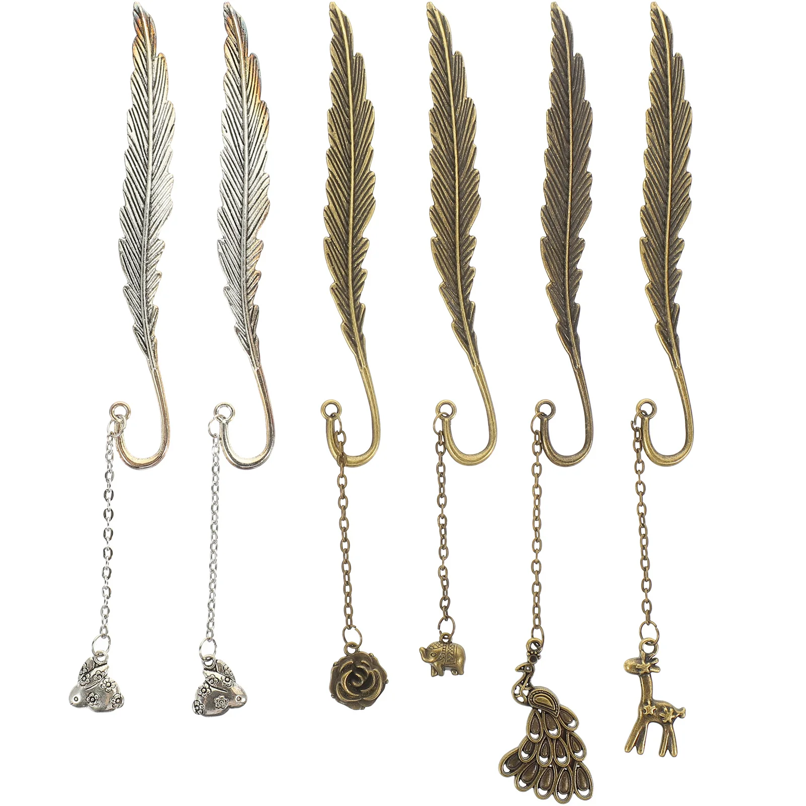 

Bookmarks Book Bookmarkmetal Gift Marker Withtassel Page Lovers Markers Craftchain Decor Leaf Club Mark Retro Reading Delicate