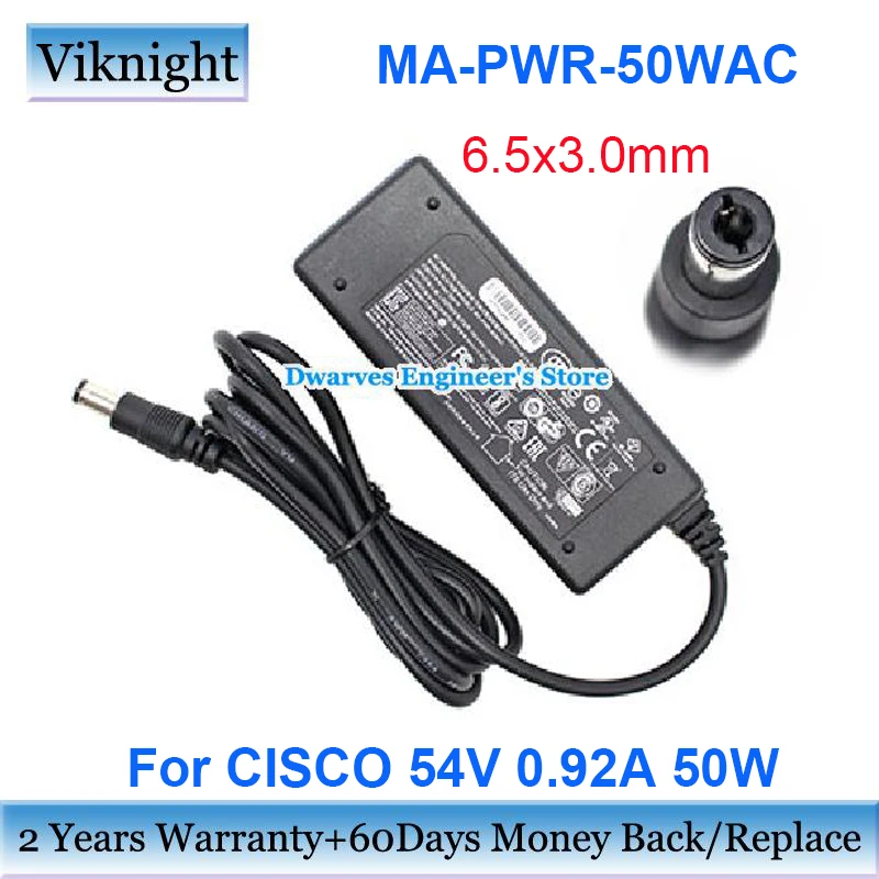 54v 0.92a 50w 640-53010 Laptop Charger 6.5x3.0mm