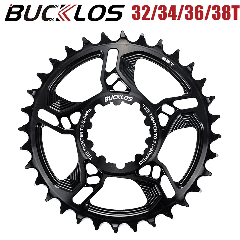 BUCKLOS Велосипедная цепная колеса с прямым креплением 32T 34T 36T 38T звездочка