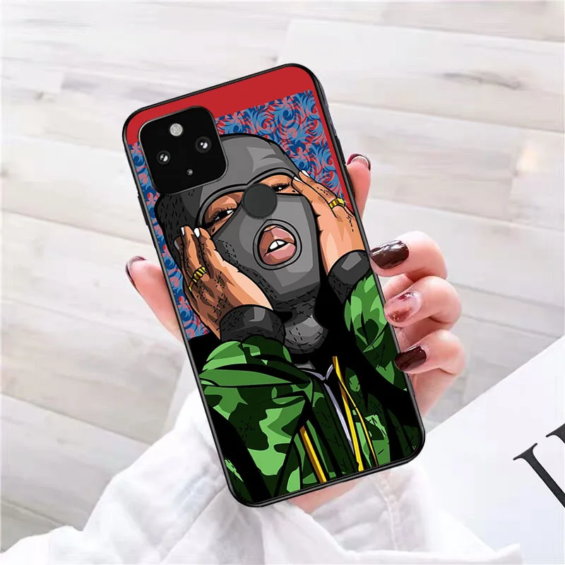 Ловушка для девушек в лыжах маска искусства курения Google Pixel 7 7Pro 6 Pro 6A 5A 4A 3A 4 XL 5 3 2 -