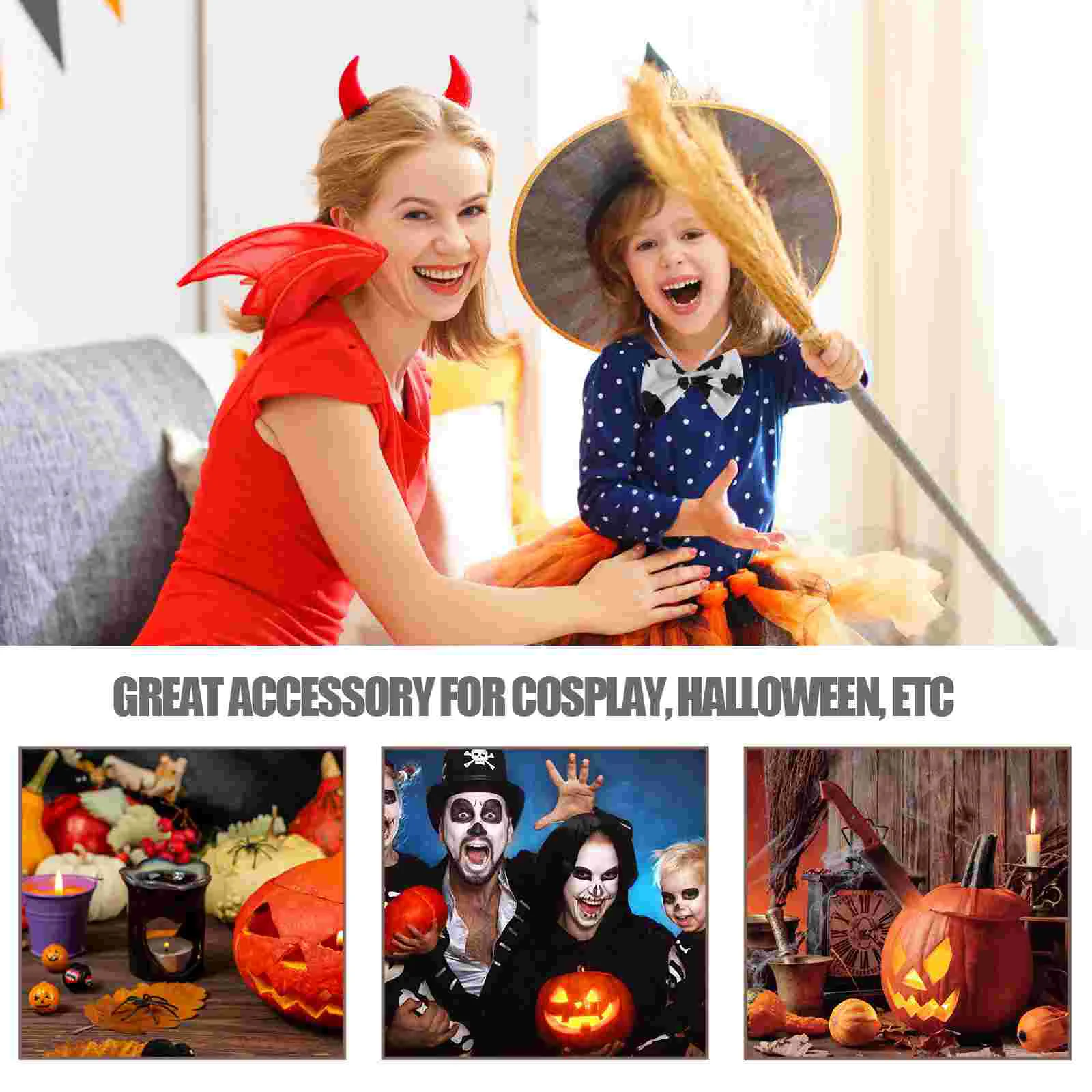 Костюмы на Хэллоуин из трех предметов корова для взрослых повязка голову с