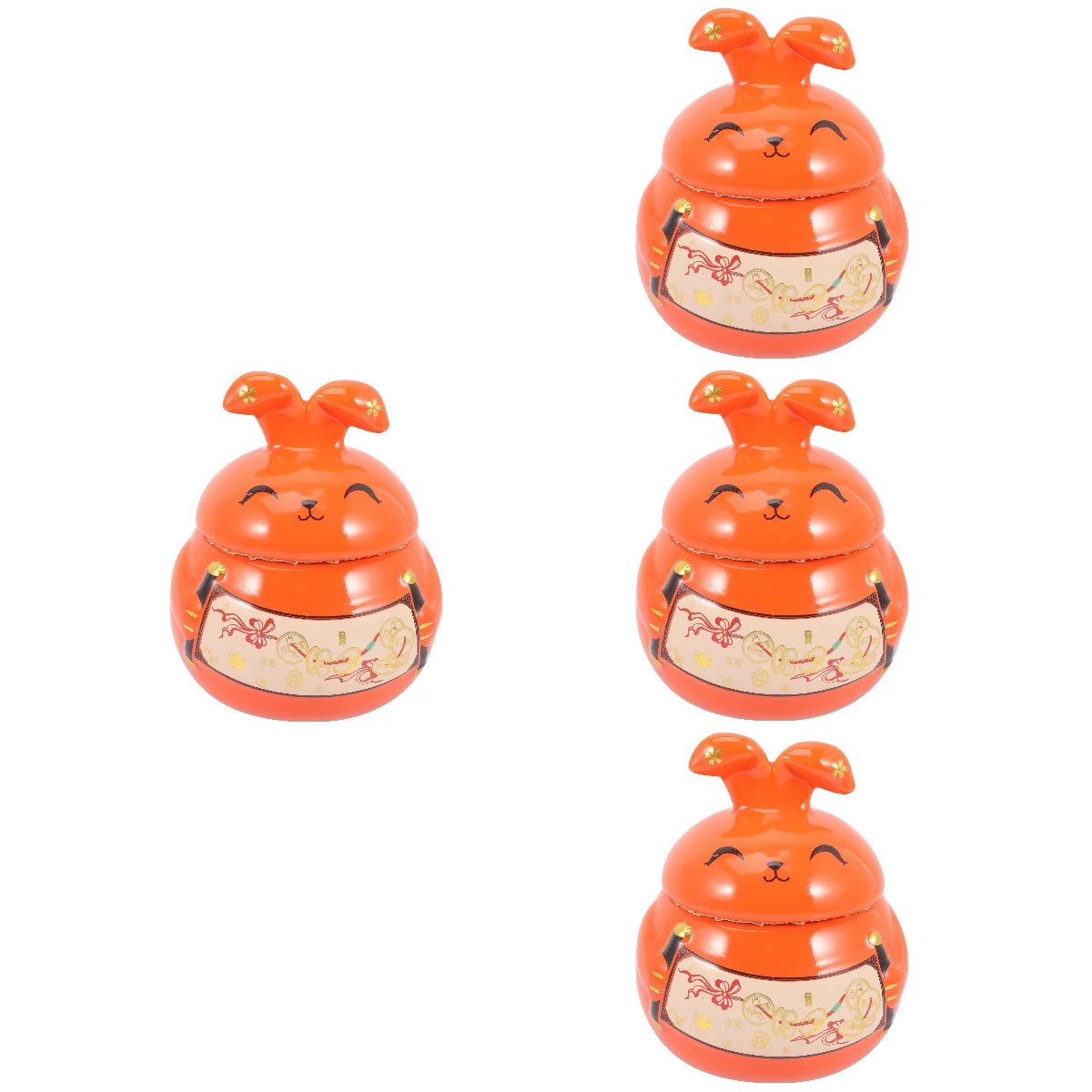 

4 штуки, Снэк, конфеты, блюдо, керамическая банка для печенья, декоративная банка для чая, контейнер для хранения чая, набор для рассыпного чая, бытовая бутылка для специй