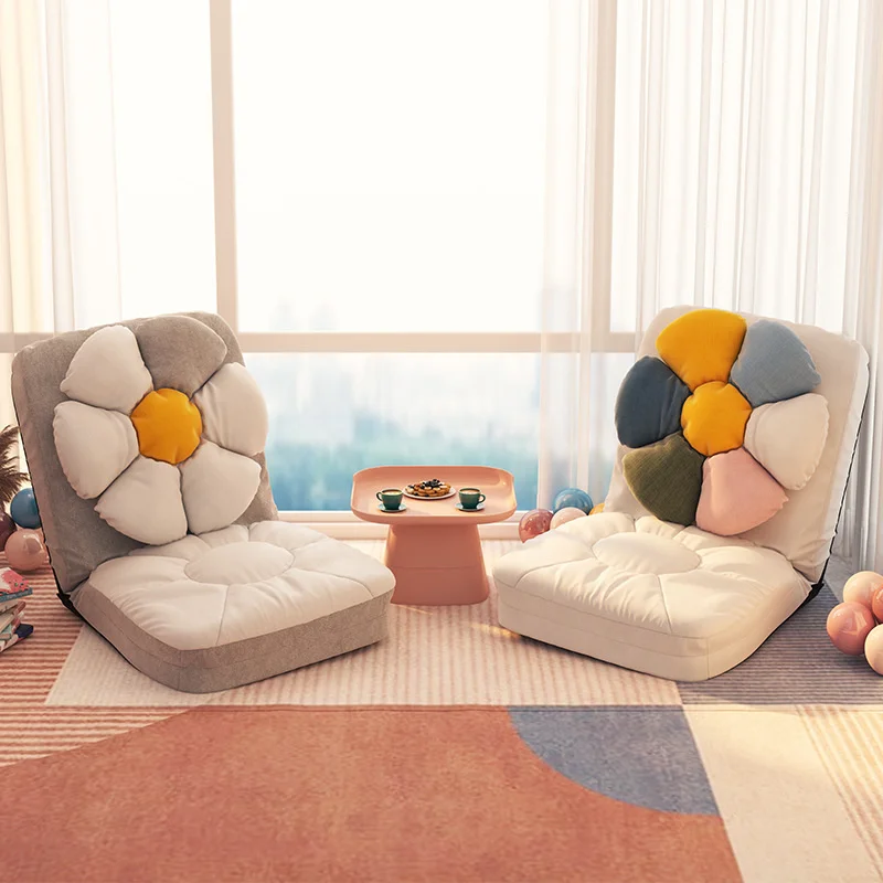 

Кресло-мешок Tatami Beanbag для одного балкона, ленивый диван, лежачая кровать, Симпатичные маленькие диваны с японским эркерным окошком, домашнее кресло