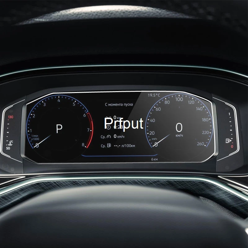 

Пленка против царапин, закаленное стекло, защитная пленка для экрана, приборная панель, приборная панель для Volkswagen VW Polo Liftback 2020, инструмент