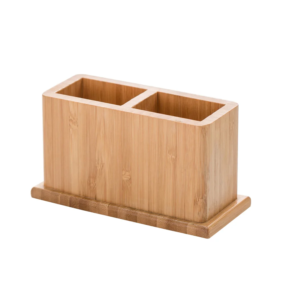 

Household Tools Tableware Holder Utensil Container Wooden Cutlery Holder Flatware Holder Bamboo Cutlery Holder Silverware Caddy